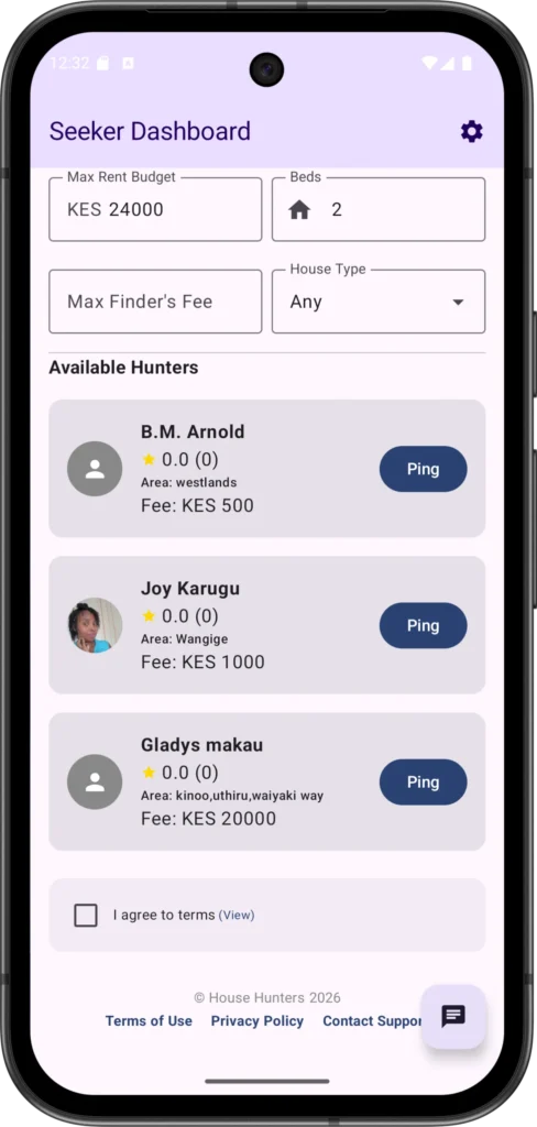 house hunters app features