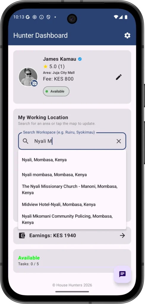 house hunters app features